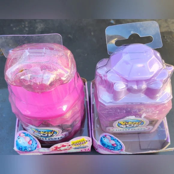 A Bundle of 2 Pikmi Pops scented shimmer puff plush toy- New! - Picture 3 of 4